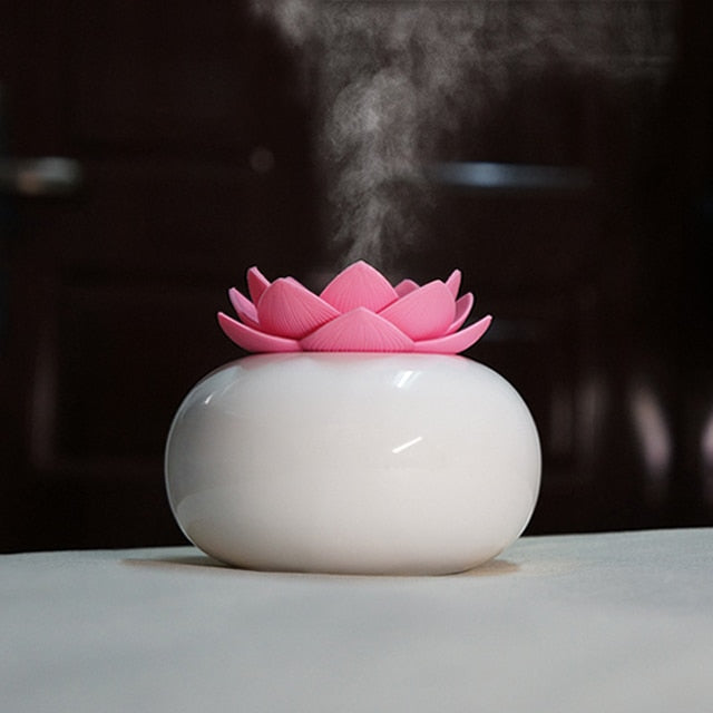 Lisslune | Lotus Ceramic Simplicity Aroma Humidifier