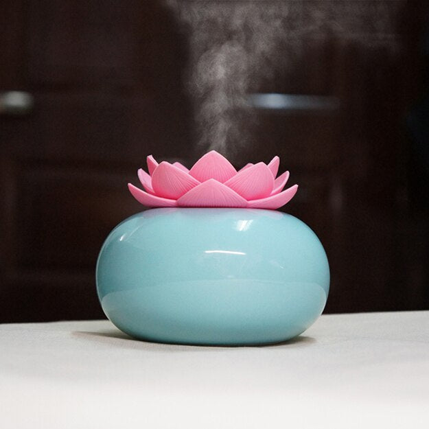 Lisslune | Lotus Ceramic Simplicity Aroma Humidifier