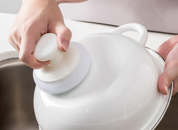 Lisslune | Easy Dishwashing Stainless Steel Ball Brush