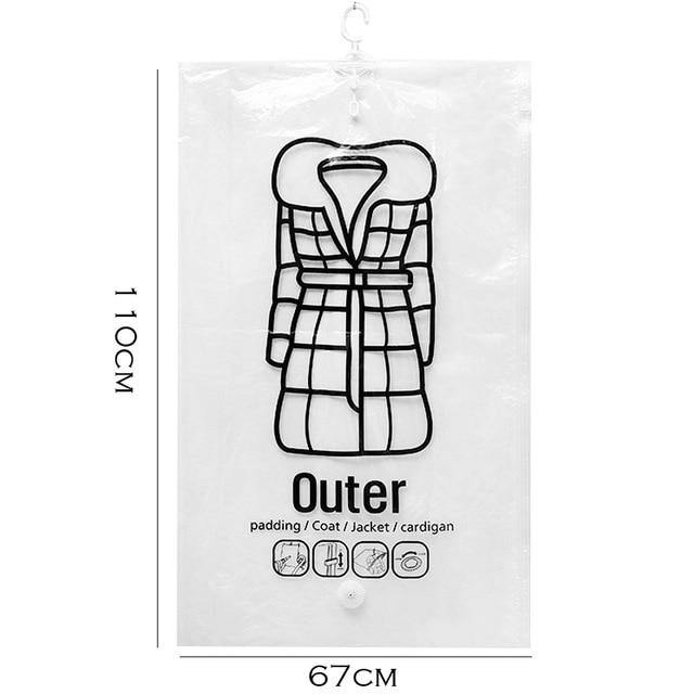 Lisslune | Closet Organizer Hanging Vacuum Bag