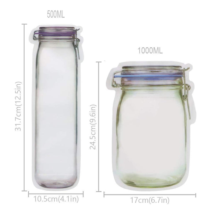 Lisslune | Reusable Zip Jar Bags