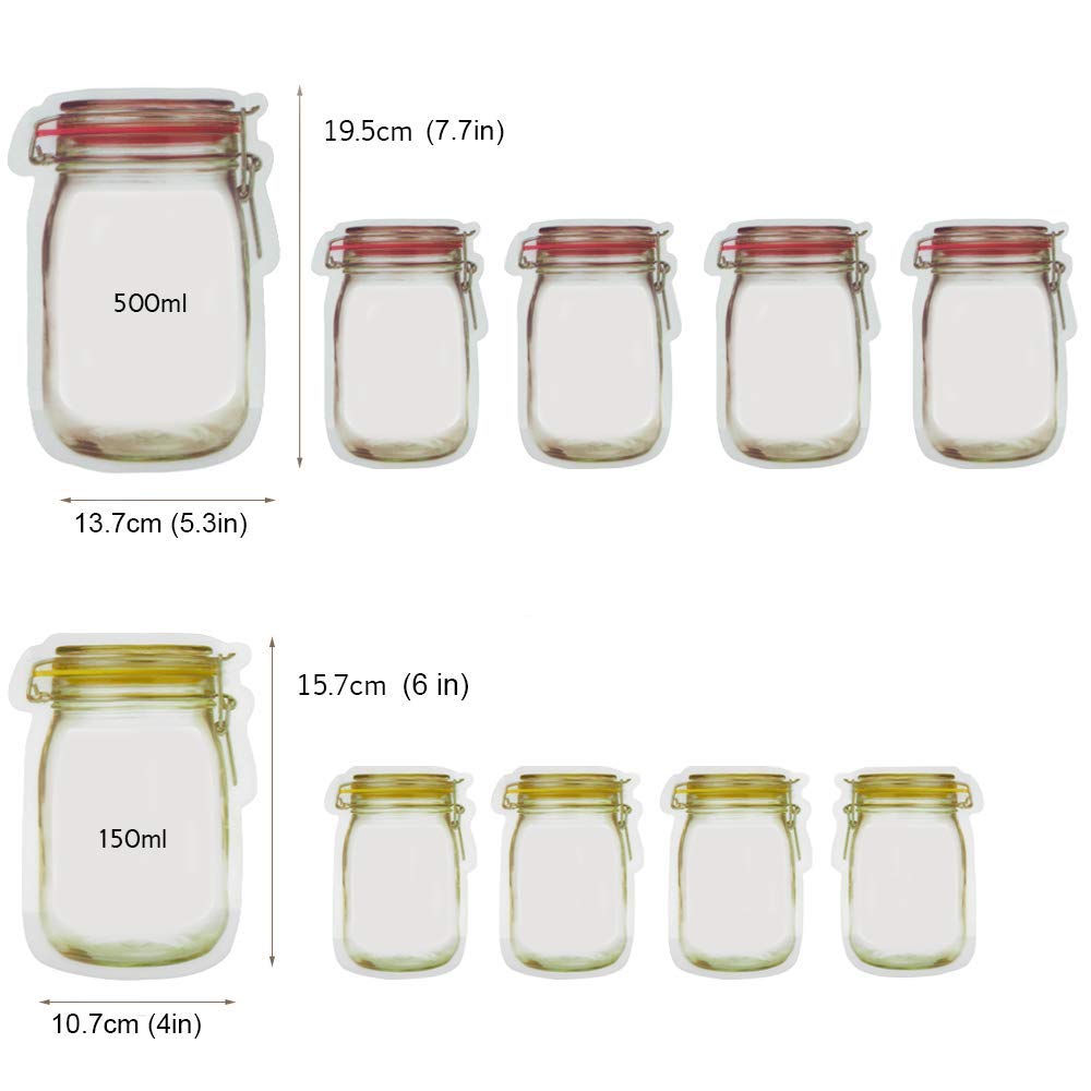 Lisslune | Reusable Zip Jar Bags