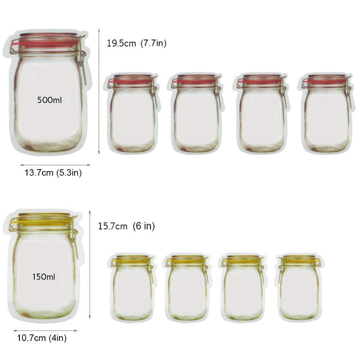 Lisslune | Reusable Zip Jar Bags