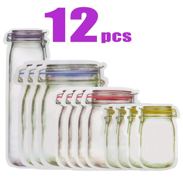 Lisslune | Reusable Zip Jar Bags
