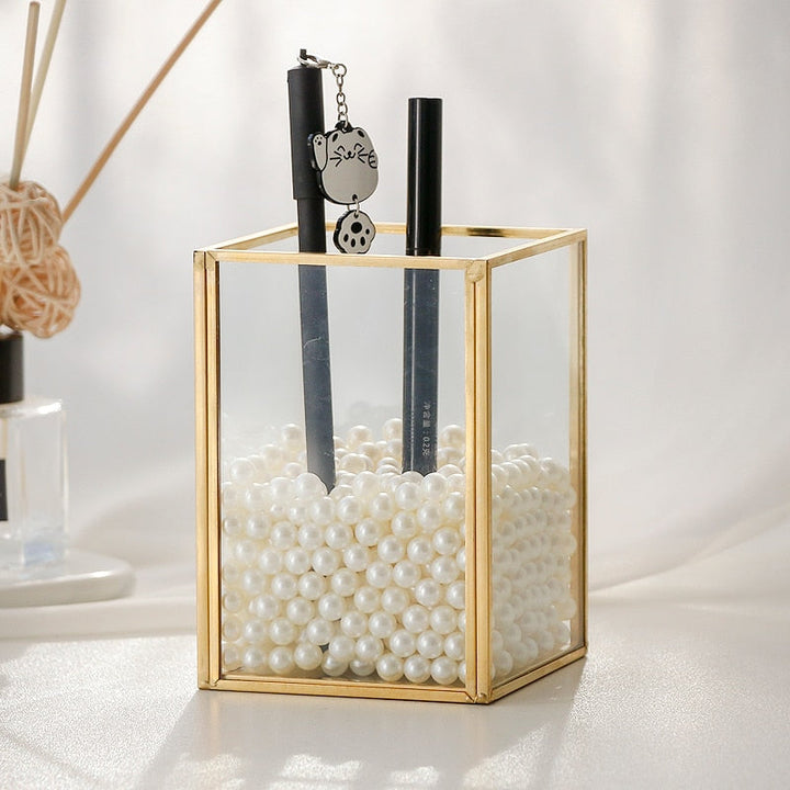Lisslune | Glass Makeup Brush Holder