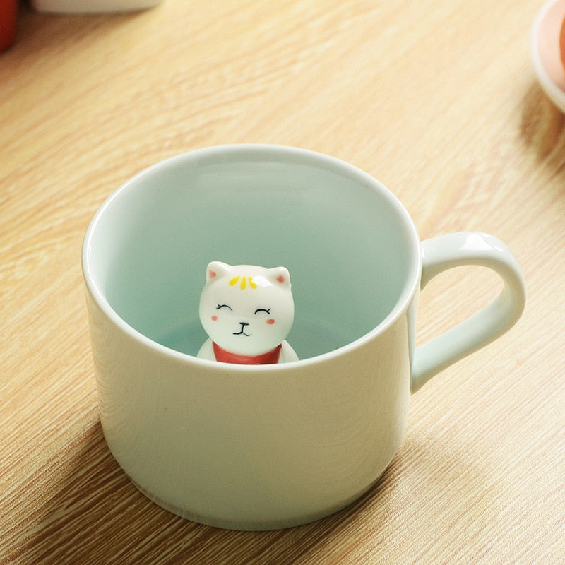 Lisslune | 3D Creative Cartoon Animal Ceramic Mugs