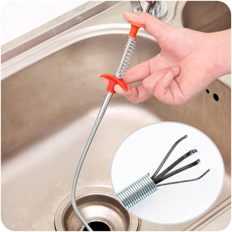 Lisslune | Elastic Clog Remover Drain Cleaning Stick Tool