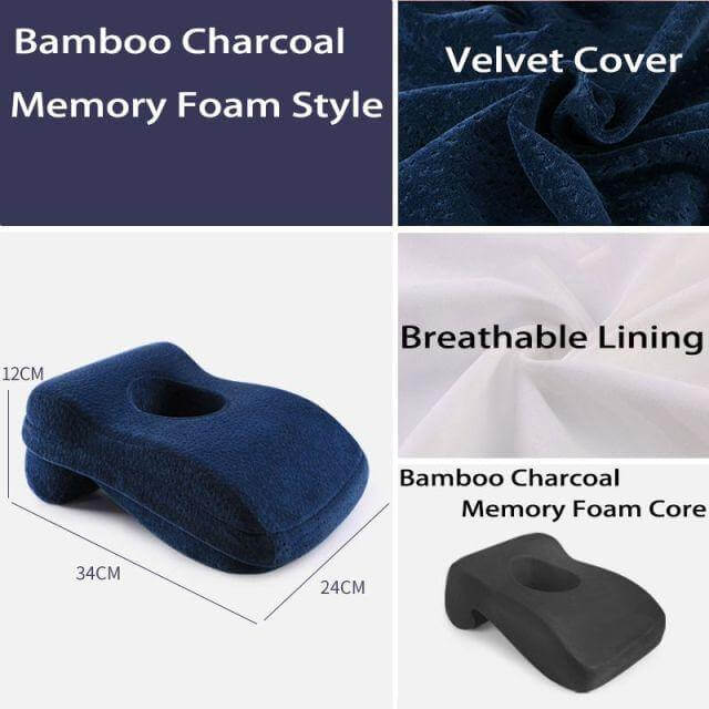 Lisslune | Neck Support Memory Foam Headrest Pillow