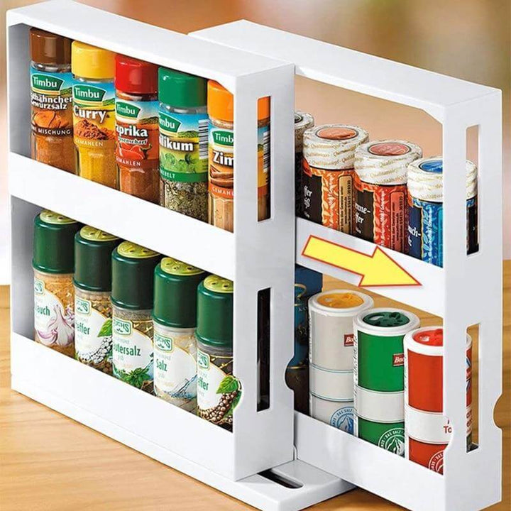 Lisslune | Multi-Function Rotating Spice Organizer