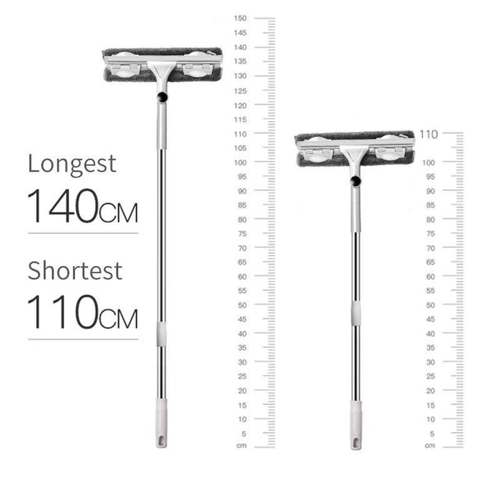 Lisslune | Long Handle Rotating Easy Window Cleaner Mop