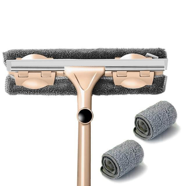 Lisslune | Long Handle Rotating Easy Window Cleaner Mop