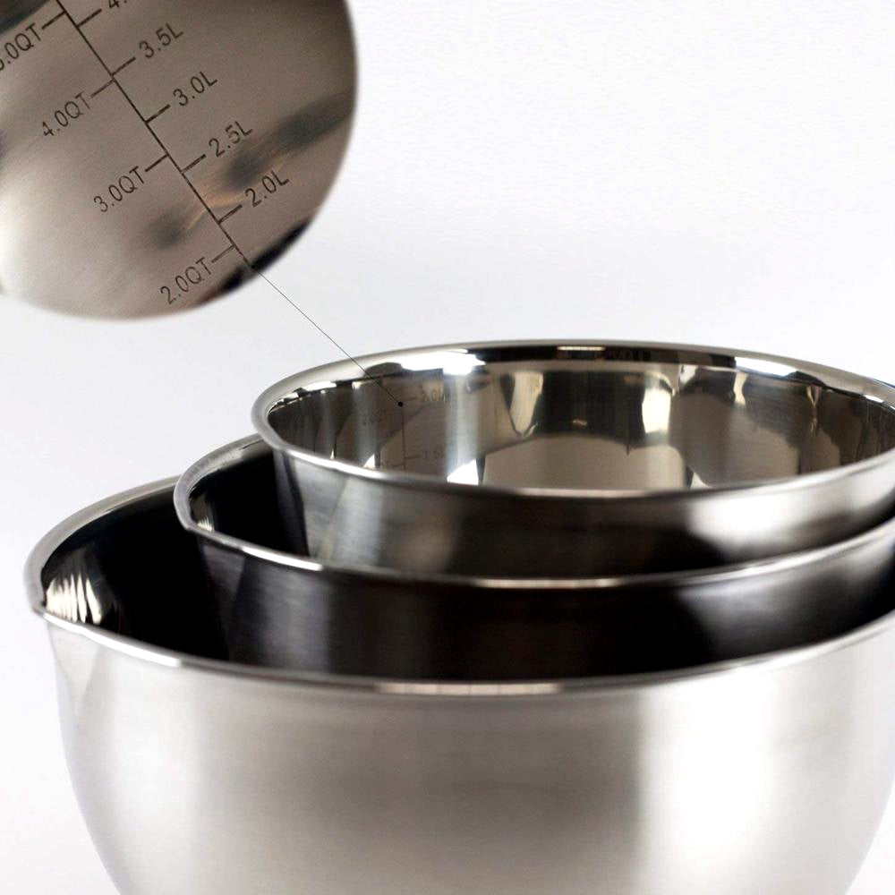 Lisslune | Non-Slip Multifunctional Grater Mixing Bowls
