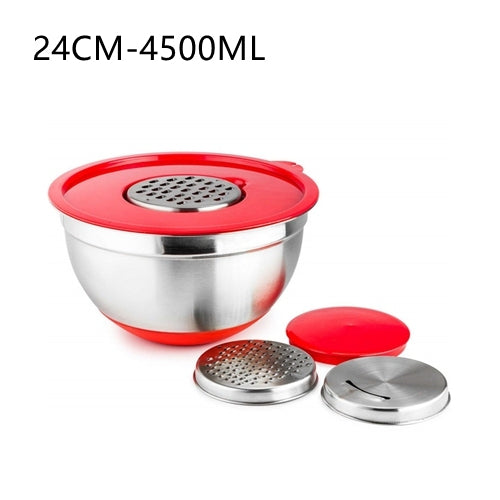 Lisslune | Non-Slip Multifunctional Grater Mixing Bowls