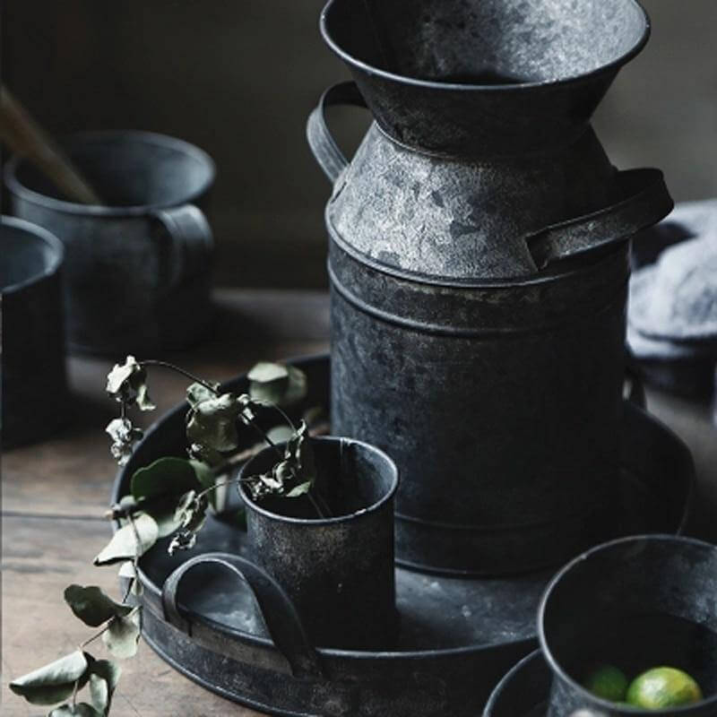 Lisslune | Rustic Wrought Iron Serving Set