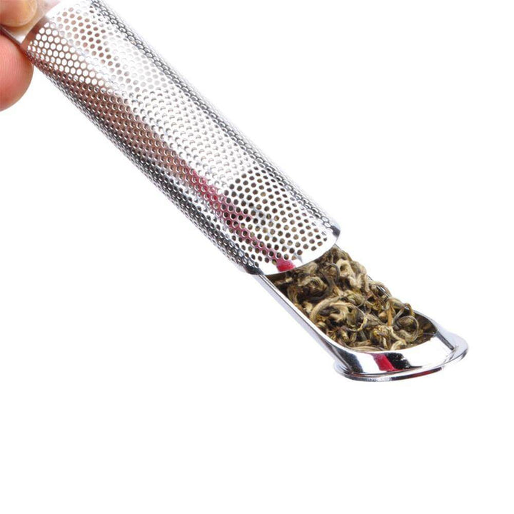 Lisslune | Silver Pipe Stainless Steel Tea Infuser Filter