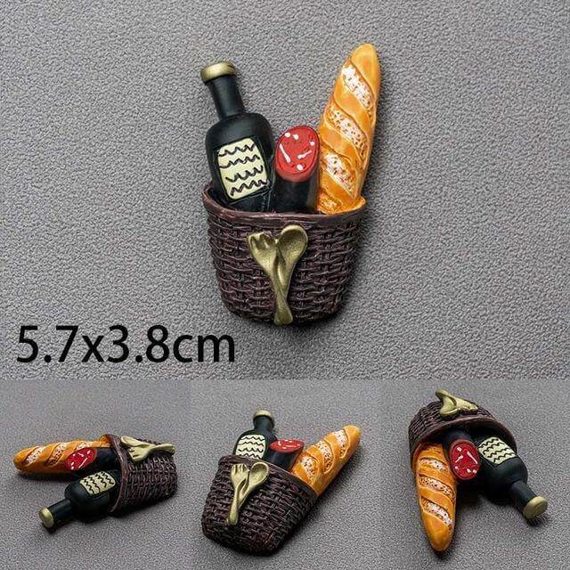 Lisslune | 3D Creative Food Magnets