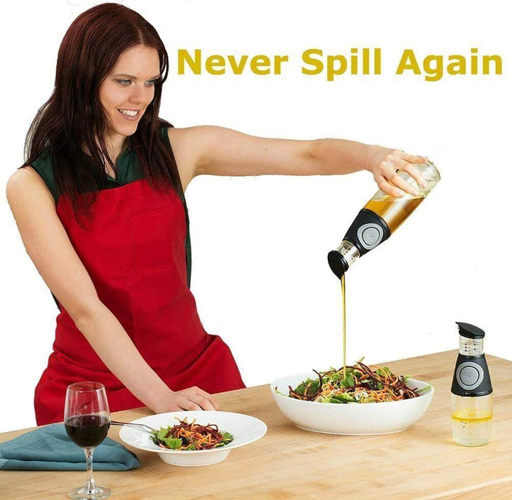 Lisslune | 2pcs Drip-Free Olive Oil Dispenser Set