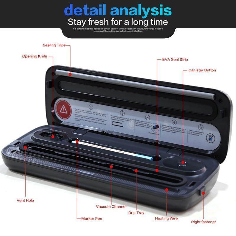 Lisslune | Food Vacuum Sealer Packing Machine
