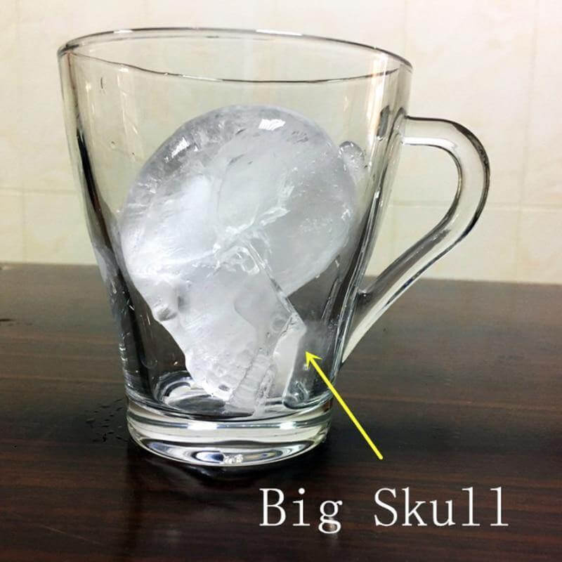 Lisslune | Big Skull Shape 3D Ice Cube Mold