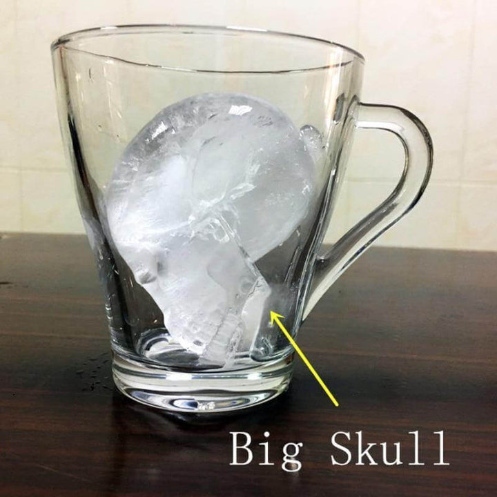 Lisslune | Big Skull Shape 3D Ice Cube Mold