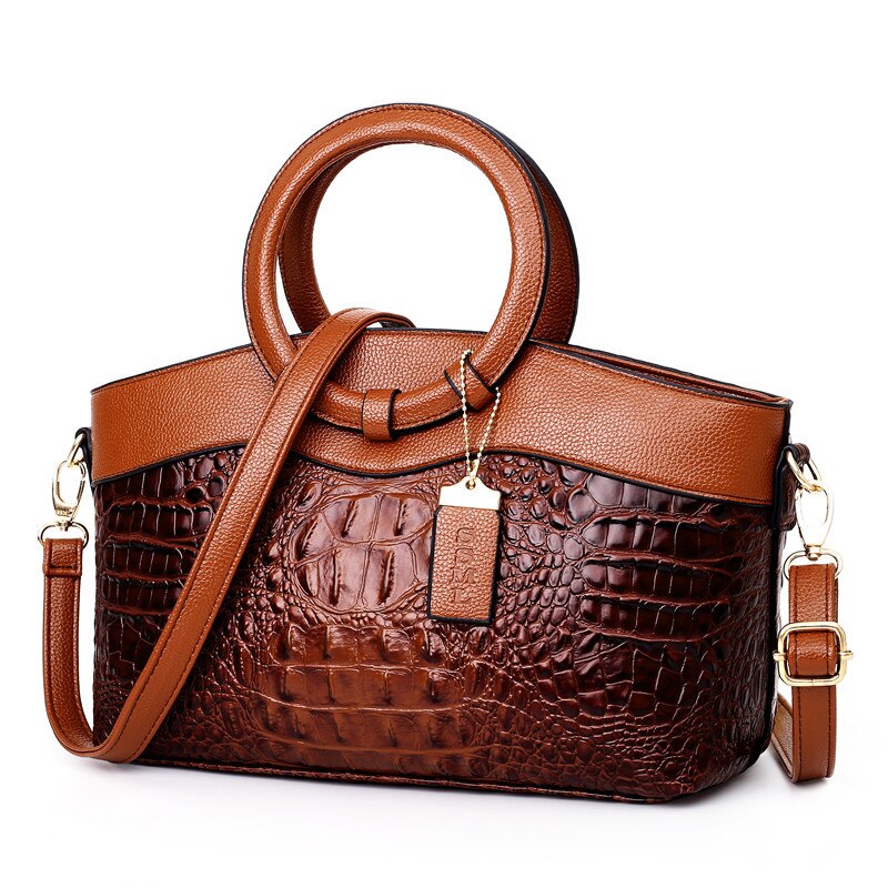 Lisslune | Leather Crocodile Bag – with handcrafted details