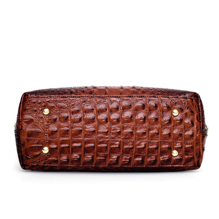 Lisslune | Leather Crocodile Bag – with handcrafted details