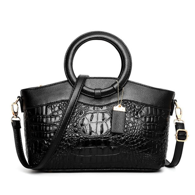 Lisslune | Leather Crocodile Bag – with handcrafted details