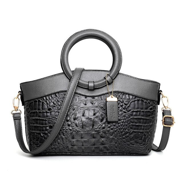 Lisslune | Leather Crocodile Bag – with handcrafted details