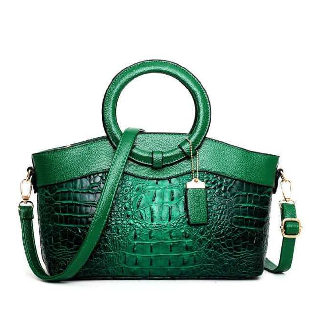 Lisslune | Leather Crocodile Bag – with handcrafted details