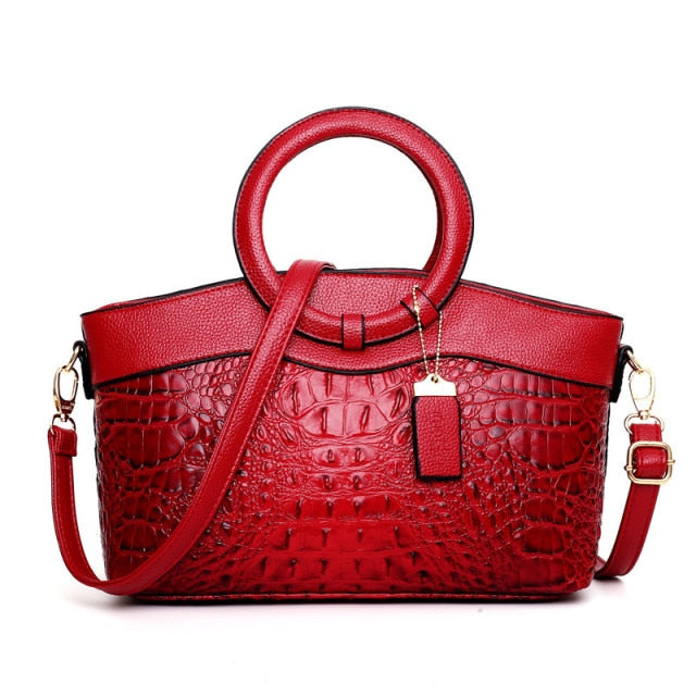 Lisslune | Leather Crocodile Bag – with handcrafted details