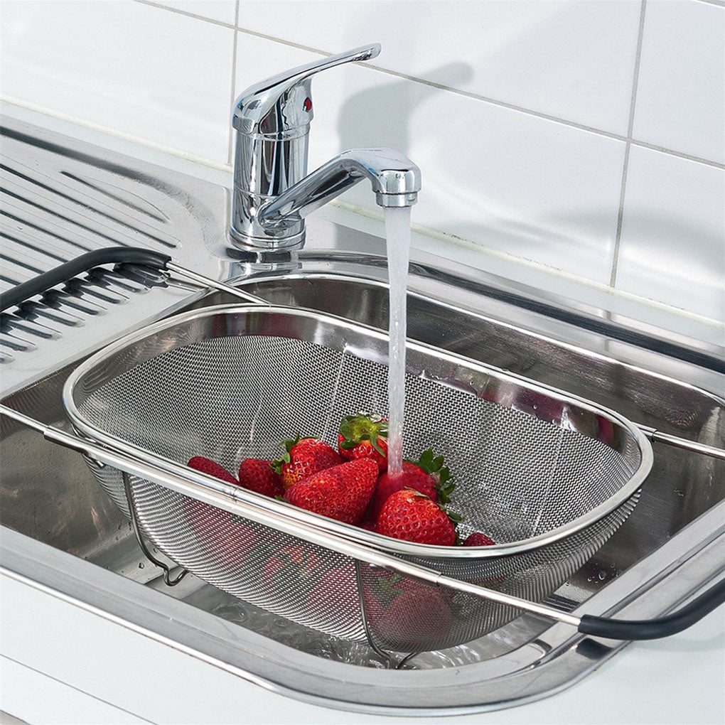 Lisslune | Retractable Oval Sink Drain Basket