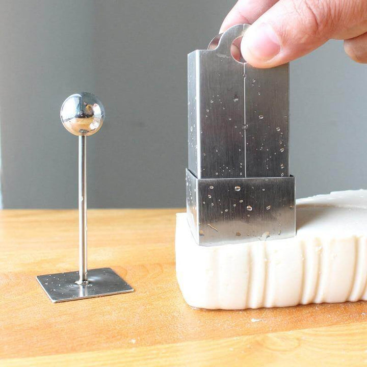 Lisslune | Handy Square Manual Press Tofu Cheese Slicer