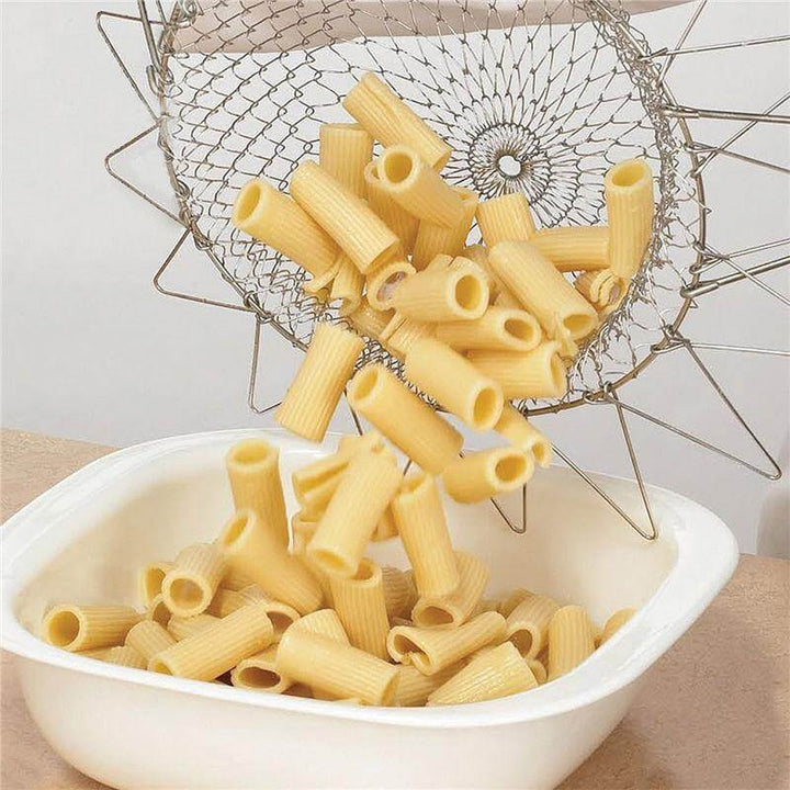 Lisslune | Multifunctional Stainless Steel Folding Deep Fry Drainer Basket