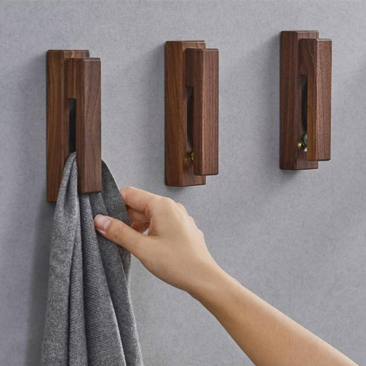 Lisslune | Nordic Wooden Towel Holder for the Bathroom