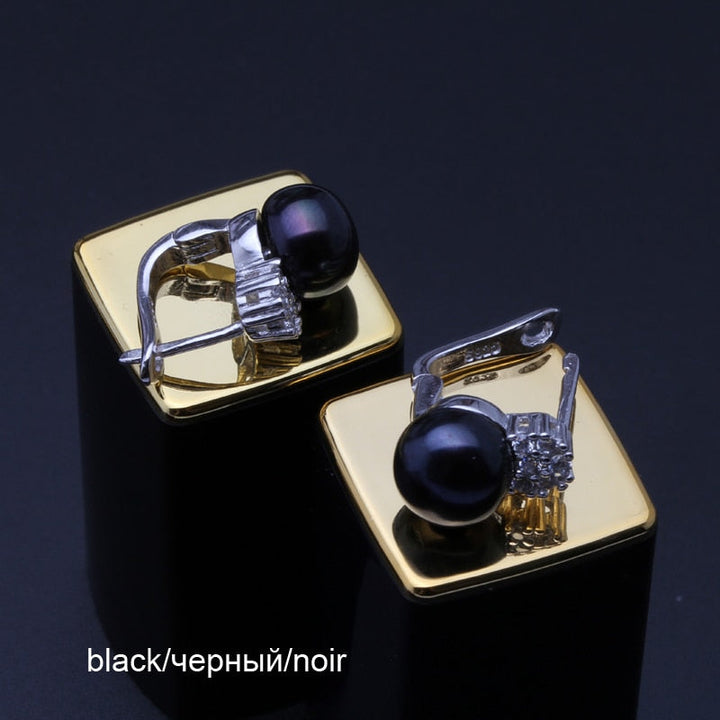 Lisslune | Fashion Natural freshwater black pearl ear clip