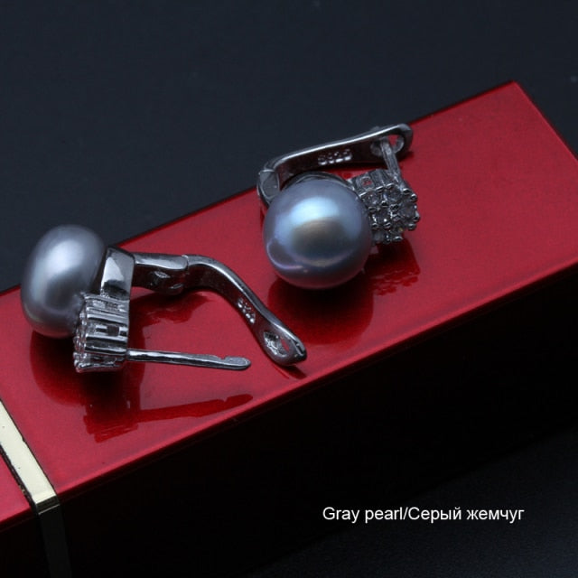 Lisslune | Fashion Natural freshwater black pearl ear clip