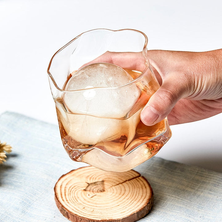 Lisslune | Distorted Texture Whisky Glass Set