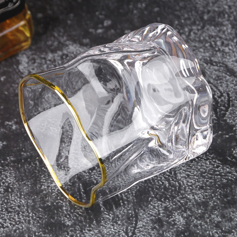 Lisslune | Distorted Texture Whisky Glass Set