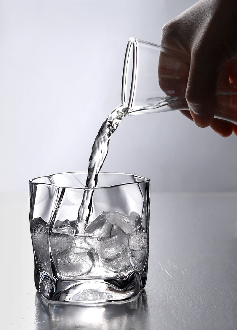 Lisslune | Distorted Texture Whisky Glass Set