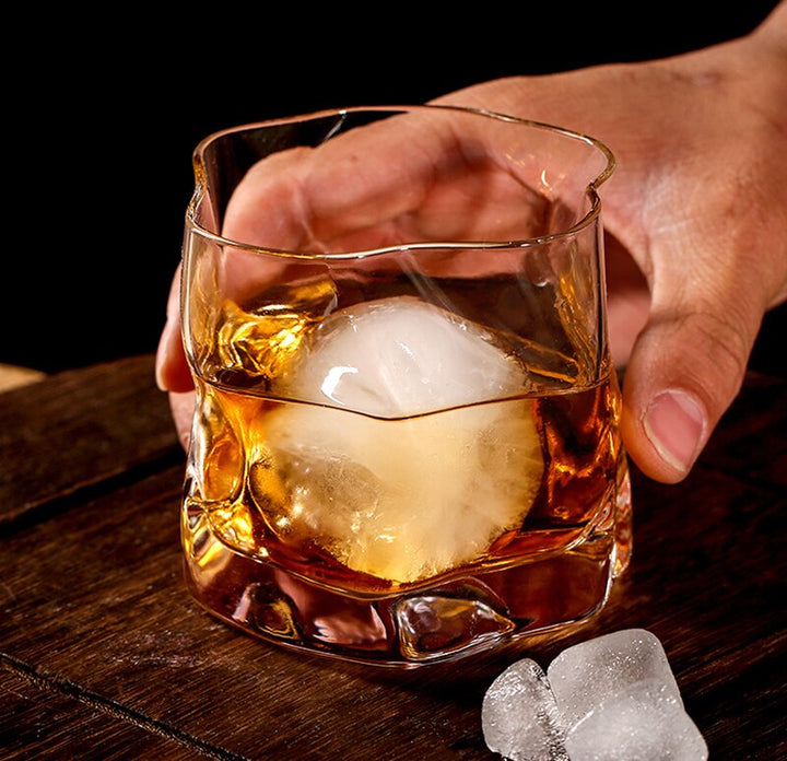 Lisslune | Distorted Texture Whisky Glass Set