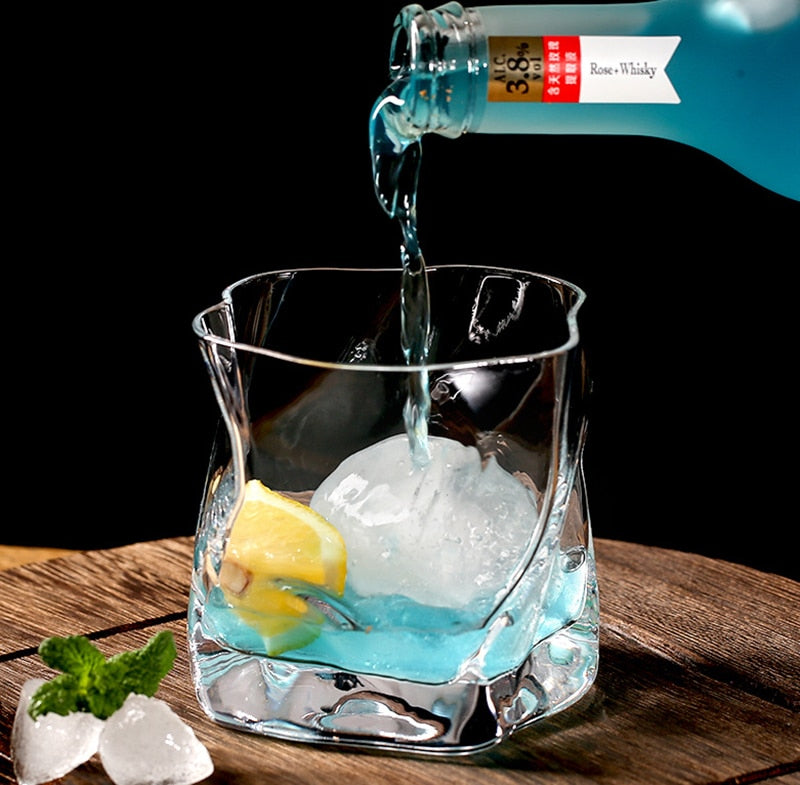 Lisslune | Distorted Texture Whisky Glass Set