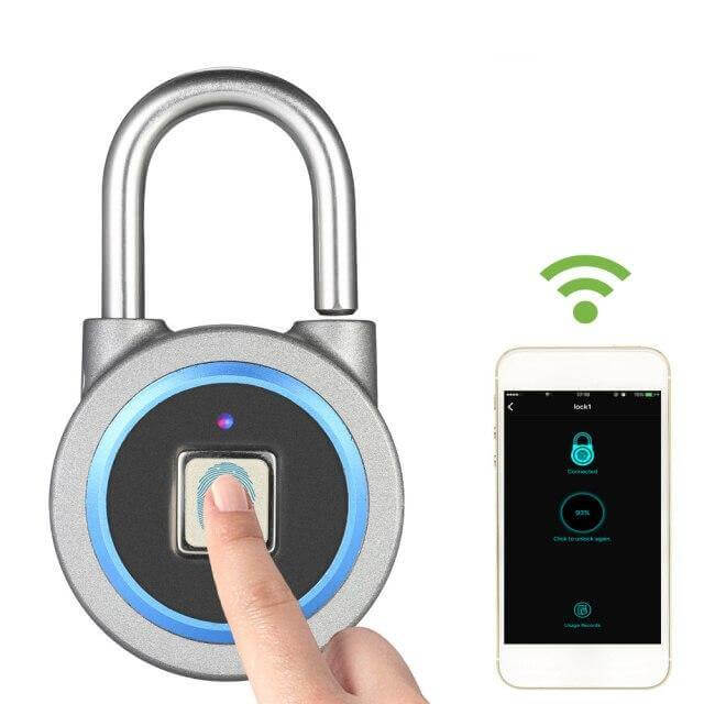 Lisslune | Smarter Theft Protection Fingerprint Keyless Padlock