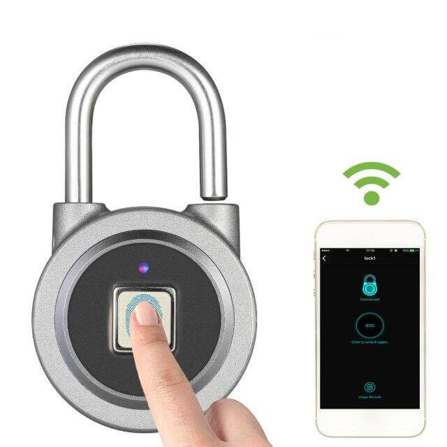 Lisslune | Smarter Theft Protection Fingerprint Keyless Padlock