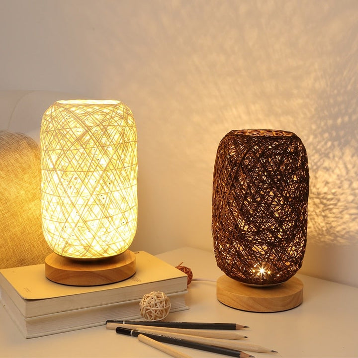 Lisslune | Table lamp made of rattan wood