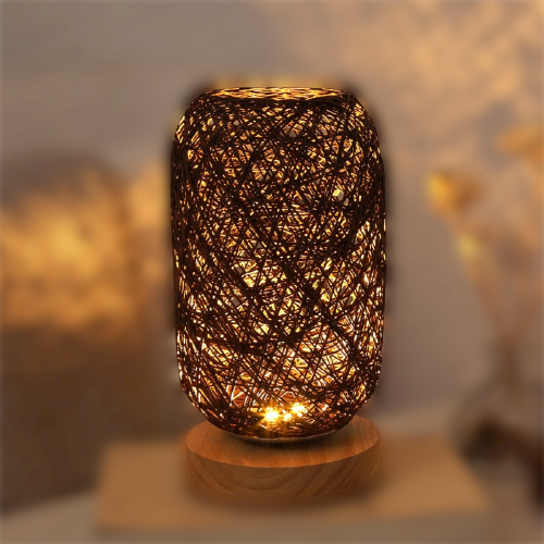 Lisslune | Table lamp made of rattan wood