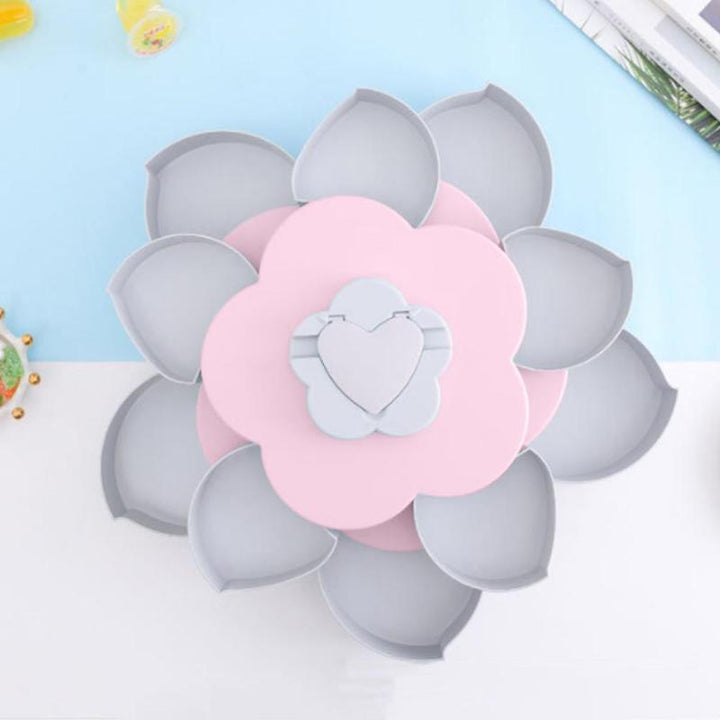 Lisslune | Petal-Shape Rotating Snack Box