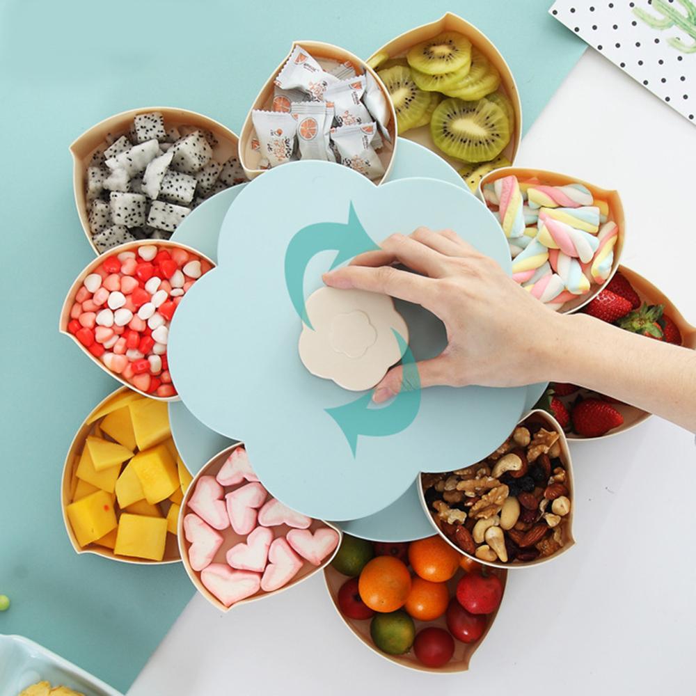 Lisslune | Petal-Shape Rotating Snack Box