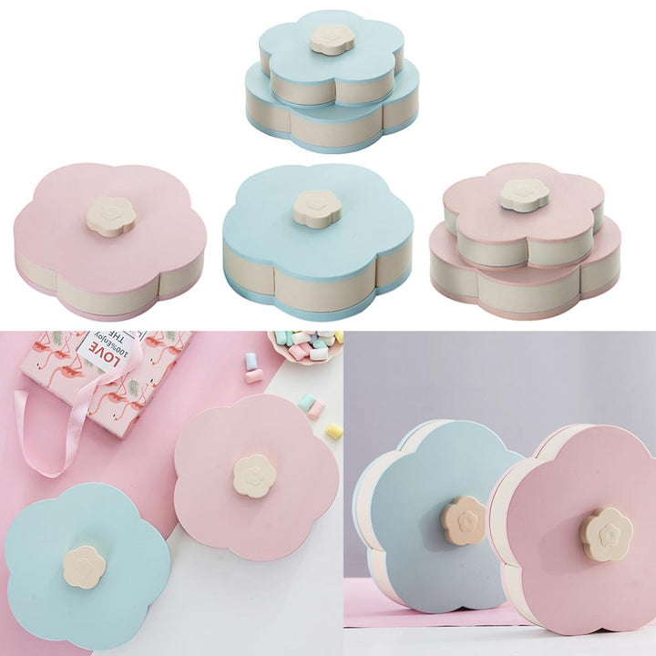 Lisslune | Petal-Shape Rotating Snack Box
