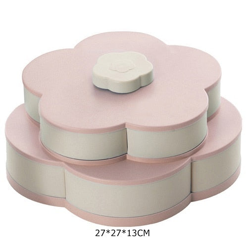Lisslune | Petal-Shape Rotating Snack Box