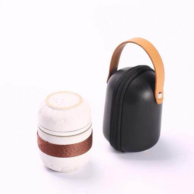 Lisslune | Portable Chinese Kung Fu Ceramic Tea Mug